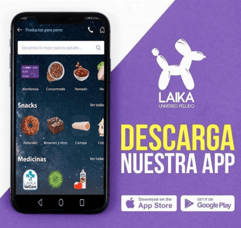 Laika app ad
